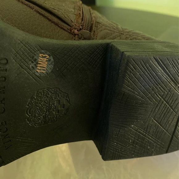 Vince Camuto Toralina Leather Lace-Up Ankle Combat Boots Shoe - Picture 3 of 10